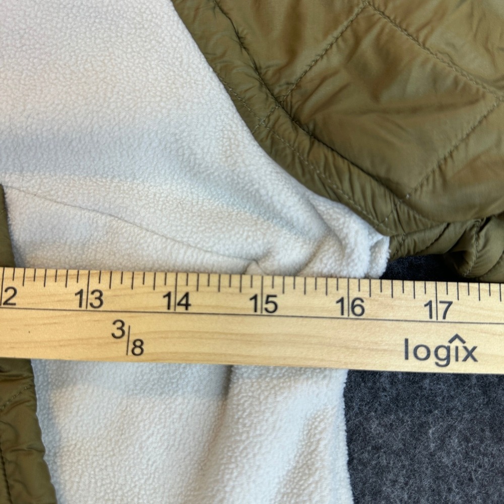 Athleta Girl Transition Half Zip Fleece Pullover Quilted Sweater Jacket M 8-10 - Picture 11 of 16